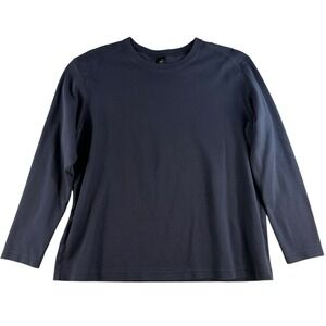Peruvian Connection Mens XXL Long Sleeve Shirt Pima Cotton Crew Neck Sustainable